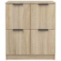 vidaXL Sideboards 2 Stk. Sonoma Eiche 60x30x70 cm Holzwerkstoff vidaXL Sideboards 2 Stk. Sonoma Eiche 60x30x70 cm Holzwerkstoff