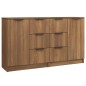 vidaXL Sideboards 2 Stk. Braun Eichen-Optik 60x30x70 cm Holzwerkstoff vidaXL Sideboards 2 Stk. Braun Eichen-Optik 60x30x70 cm Holzwerkstoff
