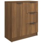 vidaXL Sideboards 2 Stk. Braun Eichen-Optik 60x30x70 cm Holzwerkstoff vidaXL Sideboards 2 Stk. Braun Eichen-Optik 60x30x70 cm Holzwerkstoff