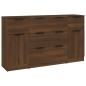 vidaXL 3-tlg. Sideboard-Set Braun Eichen-Optik Holzwerkstoff vidaXL 3-tlg. Sideboard-Set Braun Eichen-Optik Holzwerkstoff