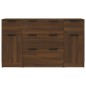 vidaXL 3-tlg. Sideboard-Set Braun Eichen-Optik Holzwerkstoff vidaXL 3-tlg. Sideboard-Set Braun Eichen-Optik Holzwerkstoff