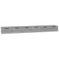vidaXL Wandschränke 2 Stk. Grau Sonoma 102x30x20 cm Holzwerkstoff vidaXL Wandschränke 2 Stk. Grau Sonoma 102x30x20 cm Holzwerkstoff
