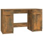 vidaXL Schreibtisch mit Beistellschrank Räuchereiche Holzwerkstoff vidaXL Schreibtisch mit Beistellschrank Räuchereiche Holzwerkstoff