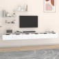 vidaXL Wandschränke 2 Stk. Weiß 102x30x20 cm Holzwerkstoff vidaXL Wandschränke 2 Stk. Weiß 102x30x20 cm Holzwerkstoff