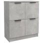 vidaXL Sideboards 2 Stk Betongrau 60x30x70 cm Holzwerkstoff vidaXL Sideboards 2 Stk Betongrau 60x30x70 cm Holzwerkstoff