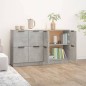 vidaXL Sideboards 2 Stk Betongrau 60x30x70 cm Holzwerkstoff vidaXL Sideboards 2 Stk Betongrau 60x30x70 cm Holzwerkstoff