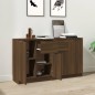 vidaXL Sideboards 2 Stk. Braun Eichen-Optik 60x30x70 cm Holzwerkstoff vidaXL Sideboards 2 Stk. Braun Eichen-Optik 60x30x70 cm Holzwerkstoff
