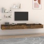 vidaXL Wandschränke 2 Stk. Räuchereiche 102x30x20 cm Holzwerkstoff vidaXL Wandschränke 2 Stk. Räuchereiche 102x30x20 cm Holzwerkstoff