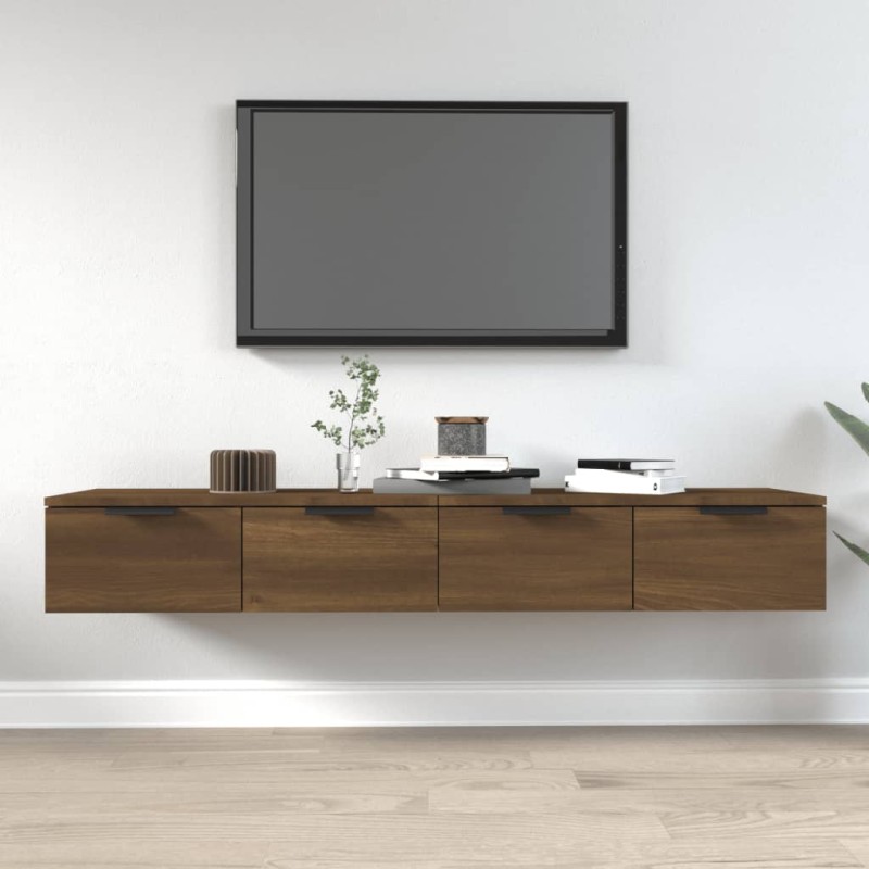 vidaXL Wandschränke 2 Stk. Braun Eichen-Optik 68x30x20cm Holzwerkstoff vidaXL Wandschränke 2 Stk. Braun Eichen-Optik 68x30x20cm Holzwerkstoff