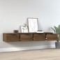 vidaXL Wandschränke 2 Stk. Braun Eichen-Optik 68x30x20cm Holzwerkstoff vidaXL Wandschränke 2 Stk. Braun Eichen-Optik 68x30x20cm Holzwerkstoff