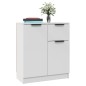 vidaXL Sideboards 2 Stk. Weiß 60x30x70 cm Holzwerkstoff vidaXL Sideboards 2 Stk. Weiß 60x30x70 cm Holzwerkstoff