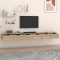 vidaXL Wandschränke 2 Stk. Sonoma-Eiche 102x30x20 cm Holzwerkstoff vidaXL Wandschränke 2 Stk. Sonoma-Eiche 102x30x20 cm Holzwerkstoff