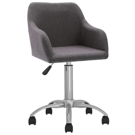 Esszimmerstühle 2 Stk. Drehbar Taupe Stoff