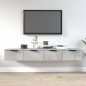 vidaXL Wandschränke 2 Stk. Betongrau 68x30x20 cm Holzwerkstoff vidaXL Wandschränke 2 Stk. Betongrau 68x30x20 cm Holzwerkstoff