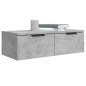 vidaXL Wandschränke 2 Stk. Betongrau 68x30x20 cm Holzwerkstoff vidaXL Wandschränke 2 Stk. Betongrau 68x30x20 cm Holzwerkstoff