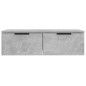 vidaXL Wandschränke 2 Stk. Betongrau 68x30x20 cm Holzwerkstoff vidaXL Wandschränke 2 Stk. Betongrau 68x30x20 cm Holzwerkstoff