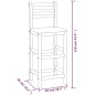 vidaXL Barhocker 8 Stk. Massivholz Akazie vidaXL Barhocker 8 Stk. Massivholz Akazie