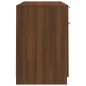 vidaXL Schreibtisch mit Beistellschrank Braun Eichen-Optik vidaXL Schreibtisch mit Beistellschrank Braun Eichen-Optik