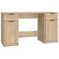 vidaXL Schreibtisch mit Beistellschrank Sonoma-Eiche Holzwerkstoff vidaXL Schreibtisch mit Beistellschrank Sonoma-Eiche Holzwerkstoff