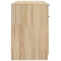 vidaXL Schreibtisch mit Beistellschrank Sonoma-Eiche Holzwerkstoff vidaXL Schreibtisch mit Beistellschrank Sonoma-Eiche Holzwerkstoff