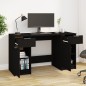 vidaXL Schreibtisch mit Beistellschrank Schwarz Holzwerkstoff vidaXL Schreibtisch mit Beistellschrank Schwarz Holzwerkstoff
