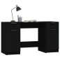 vidaXL Schreibtisch mit Beistellschrank Schwarz Holzwerkstoff vidaXL Schreibtisch mit Beistellschrank Schwarz Holzwerkstoff