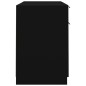 vidaXL Schreibtisch mit Beistellschrank Schwarz Holzwerkstoff vidaXL Schreibtisch mit Beistellschrank Schwarz Holzwerkstoff