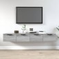vidaXL Wandschränke 2 Stk. Grau Sonoma 68x30x20 cm Holzwerkstoff