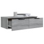 vidaXL Wandschränke 2 Stk. Grau Sonoma 68x30x20 cm Holzwerkstoff