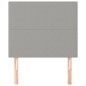 vidaXL Kopfteile 2 Stk. Hellgrau 80x5x78/88 cm Stoff vidaXL Kopfteile 2 Stk. Hellgrau 80x5x78/88 cm Stoff