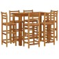 vidaXL 7-tlg. Gartenbar-Set Massivholz Akazie vidaXL 7-tlg. Gartenbar-Set Massivholz Akazie