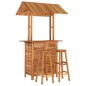 vidaXL 3-tlg. Gartenbar-Set Massivholz Akazie vidaXL 3-tlg. Gartenbar-Set Massivholz Akazie