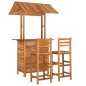 vidaXL 3-tlg. Gartenbar-Set Massivholz Akazie vidaXL 3-tlg. Gartenbar-Set Massivholz Akazie
