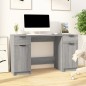 vidaXL Schreibtisch mit Beistellschrank Grau Sonoma Holzwerkstoff vidaXL Schreibtisch mit Beistellschrank Grau Sonoma Holzwerkstoff