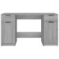 vidaXL Schreibtisch mit Beistellschrank Grau Sonoma Holzwerkstoff vidaXL Schreibtisch mit Beistellschrank Grau Sonoma Holzwerkstoff