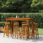 vidaXL Barhocker 8 Stk. Massivholz Akazie vidaXL Barhocker 8 Stk. Massivholz Akazie