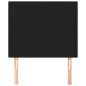 vidaXL Kopfteile 2 Stk. Schwarz 100x5x78/88 cm Stoff