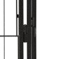 vidaXL 12-tlg. Hundelaufstall Schwarz 100x50cm Stahl Pulverbeschichtet vidaXL 12-tlg. Hundelaufstall Schwarz 100x50cm Stahl Pulverbeschichtet
