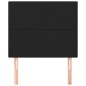 vidaXL Kopfteile 2 Stk. Schwarz 80x5x78/88 cm Kunstleder