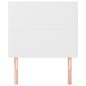 vidaXL Kopfteile 2 Stk. Weiß 100x5x78/88 cm Kunstleder vidaXL Kopfteile 2 Stk. Weiß 100x5x78/88 cm Kunstleder