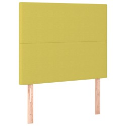vidaXL Kopfteile 2 Stk. Grün 100x5x78/88 cm Stoff