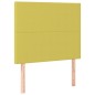 vidaXL Kopfteile 2 Stk. Grün 100x5x78/88 cm Stoff