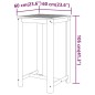 vidaXL 5-tlg. Gartenbar-Set Massivholz Akazie vidaXL 5-tlg. Gartenbar-Set Massivholz Akazie