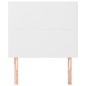 vidaXL Kopfteile 2 Stk. Weiß 90x5x78/88 cm Kunstleder vidaXL Kopfteile 2 Stk. Weiß 90x5x78/88 cm Kunstleder