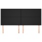 vidaXL Kopfteile 4 Stk. Schwarz 80x5x78/88 cm Kunstleder vidaXL Kopfteile 4 Stk. Schwarz 80x5x78/88 cm Kunstleder