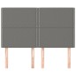 vidaXL Kopfteile 4 Stk. Dunkelgrau 72x5x78/88 cm Stoff vidaXL Kopfteile 4 Stk. Dunkelgrau 72x5x78/88 cm Stoff