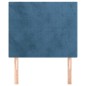 vidaXL Kopfteile 2 Stk. Dunkelblau 100x5x78/88 cm Samt vidaXL Kopfteile 2 Stk. Dunkelblau 100x5x78/88 cm Samt