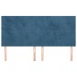 vidaXL Kopfteile 4 Stk. Dunkelblau 100x5x78/88 cm Samt vidaXL Kopfteile 4 Stk. Dunkelblau 100x5x78/88 cm Samt