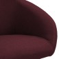 Esszimmerstühle 2 Stk. Drehbar Lila Stoff Esszimmerstühle 2 Stk. Drehbar Lila Stoff