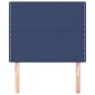 vidaXL Kopfteile 2 Stk. Blau 100x5x78/88 cm Stoff
